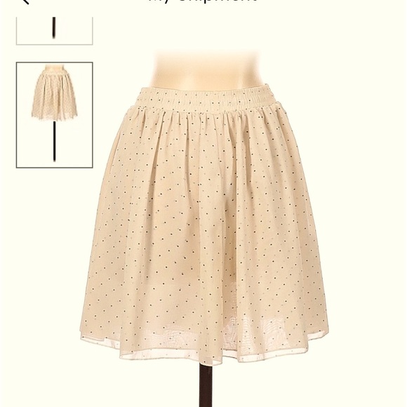 AMERICAN Apparel polka dot skirt - Picture 2 of 3